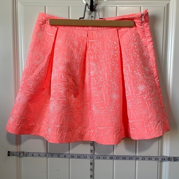 Lilly Pulitzer Dresses & Skirts - Lilly Pulitzer Harlie pleated pouf coral skirt